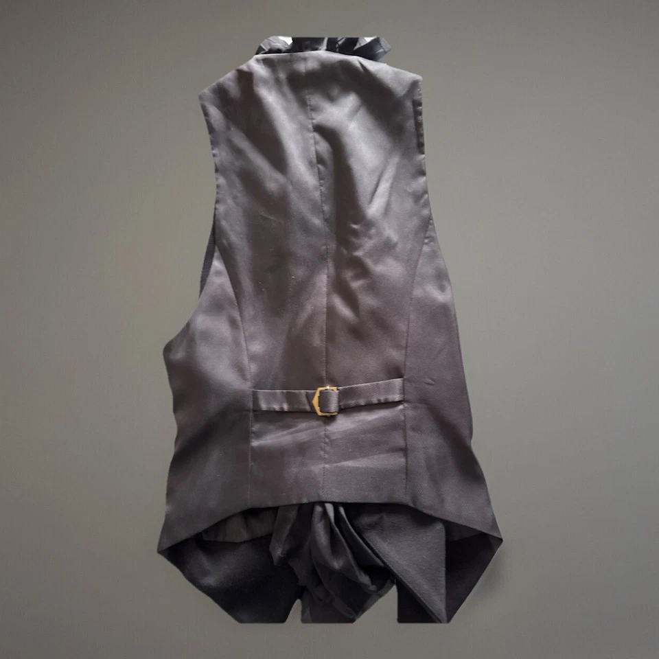 Chaleco Elizabeth and James Mujer Negro Dramático Romántico Detalle Volantes X/S Foto 4 de 4