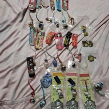 Hello Kitty Regional Strap Keychain Rare Retro Sanrio 23pcs Collectible Set