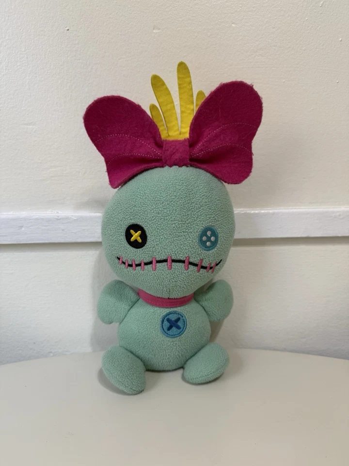 Disney Lilo And Stitch Plush Set Pleakley Lilo Stitch Scrump Disneyland - Image 3 of 4