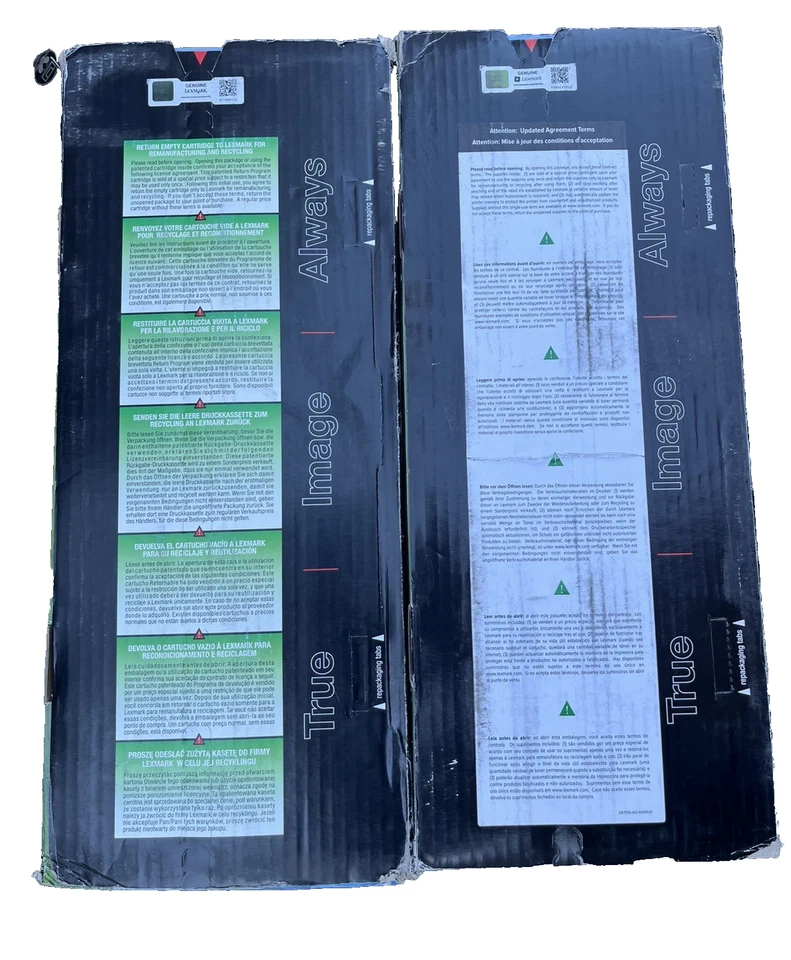 Lote de 2 - Cartucho de tóner magenta Lexmark C792A1MG C792A4MG C792 X792 - Nuevo Foto 4 de 4