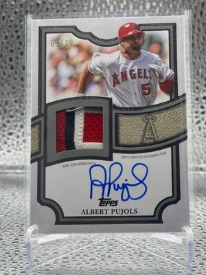 2026 Topps Series 2 : Albert Pujols #TFAP-AP/10-HOF / Angels/ Jersey # Match