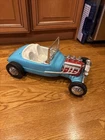 VINTAGE IRWIN BARBIE HOT ROD CAR/ MATTEL DATED 1965 PLASTIC CAR NO REAR ROLL BAR