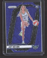 2024 Panini Prizm WNBA - Jacy Sheldon #141 Blue Velocity Prizm (RC) b