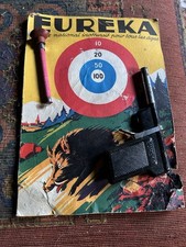 Ancien Pistolet A Ressort Fléchettes Eureka Jouet