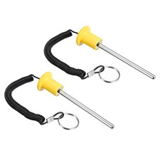 2Pcs 8x125mm Weight Stack Pin with Pull Rope Magnetic