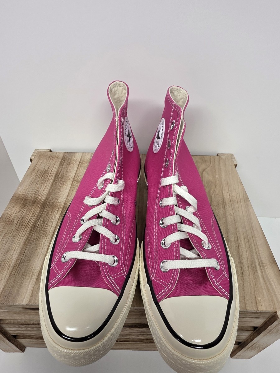 Converse Chuck 70 High Top Canvas Sneakers 'Pink' - 10 Women