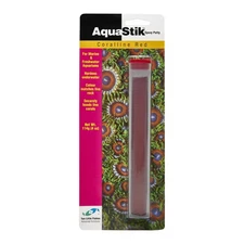 Two Little Fishes Marine Reef Coral Live Rock Putty Aquastick Coralline Red J...