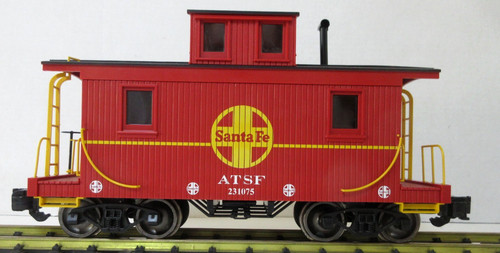 PIKO 231075 SANTA FE F FURGÓN DE COLA ESCALA G con RUEDAS DE METAL | Condition: Used