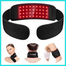 Red Light Therapy Belt for Neck, Portable Near Infrared Light Therapy for Fac...