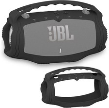 Silicone Case For JBL Xtreme 4 Portable Bluetooth Speaker Soft Skin Cover Black