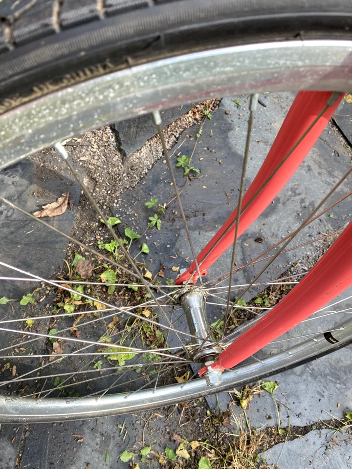 Critical Cycles, 3-speed cruiser bike,  reliable coaster braking. Salmon colored - Image 3 of 4