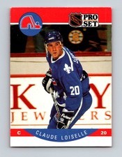 1990-91 Pro Set Claude Loiselle Rookie Quebec Nordiques #252