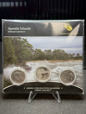 2020 P D S 25c ATB Nat'l Park American Samoa Quarters 3 Coin Set | BU Proof