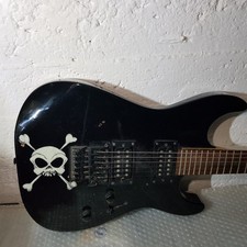 2001 SQUIER by FENDER SHOWMASTER - SKULL & BONES - 24 FRETS
