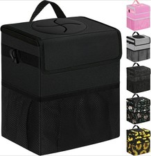 Rear Seat Leak-proof Car Trash Can Front Seat Black Car Trash Can Rear Seat Leak-proof Car Trash Can Front Seat Black Car Trash Can