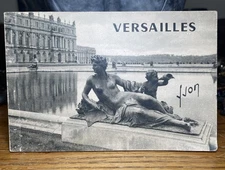 Antique Yvon Versailles France Photo Postcard Book w/ 20 Post Cards