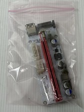 PCI-E 1x to 16x USB GPU Riser Extender Adapter Card PCIE164P-N06 BOARD ONLY