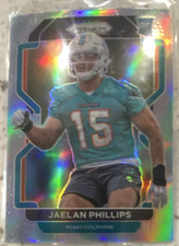 Panini 2021 Prizm Jaelan Phillips Miami Dolphins Rookie Silver Prizm #377
