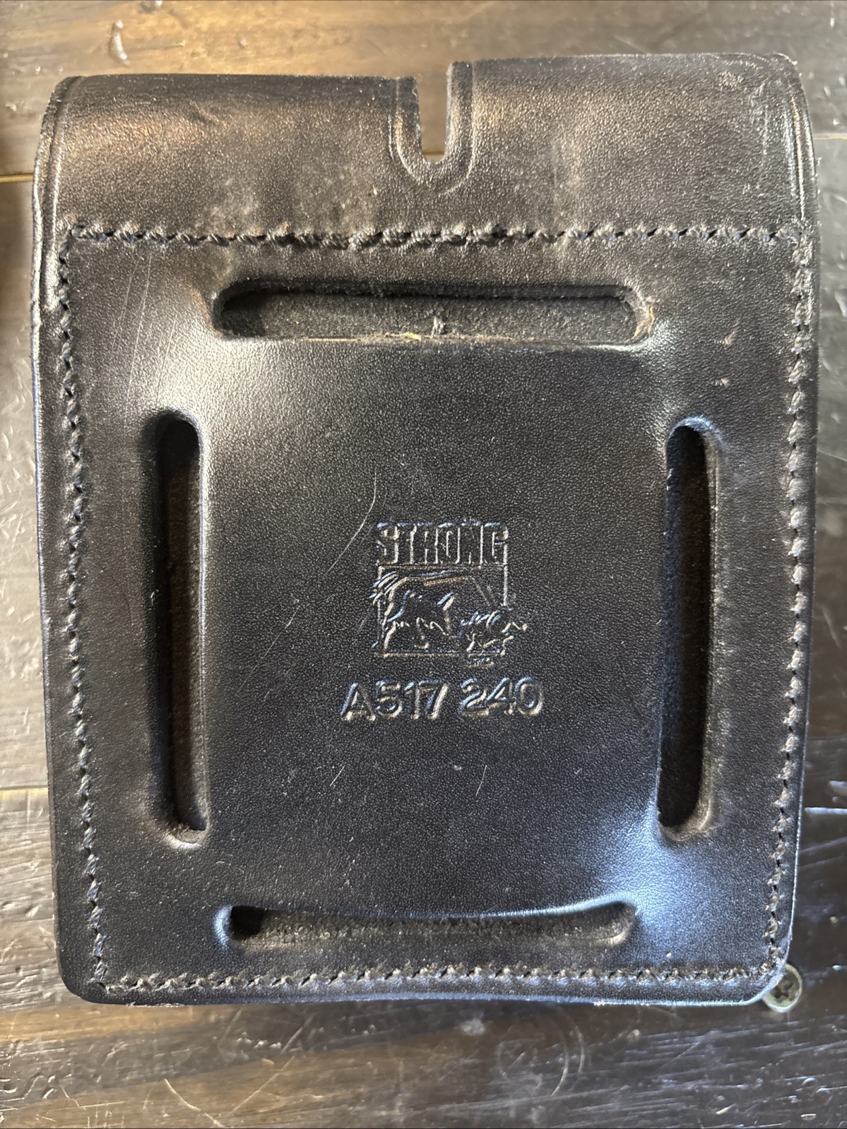 Jay-Pee Leather Police Duty Belt w/ Accessories Brass Hardware Size 40