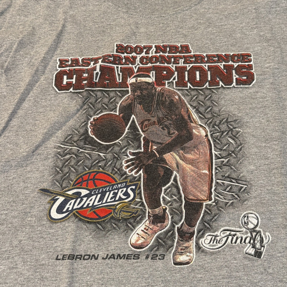 Vintage NBA 2004 LeBron James #23 Cleveland Cavs Eastern Champs