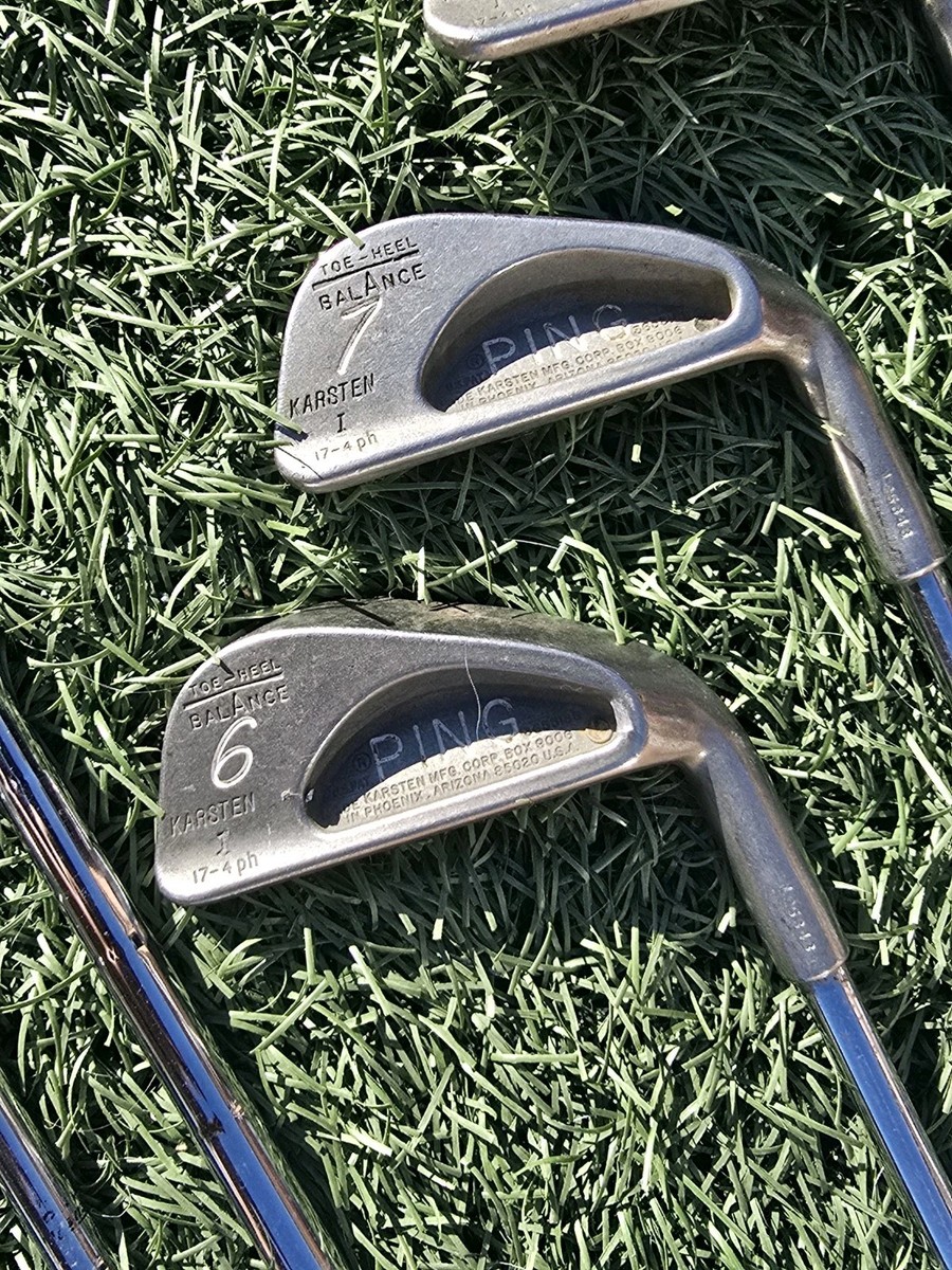 Ping Karsten 1 Iron Set 3,4,5,6,7,9,P Toe-Heel Balance Steel