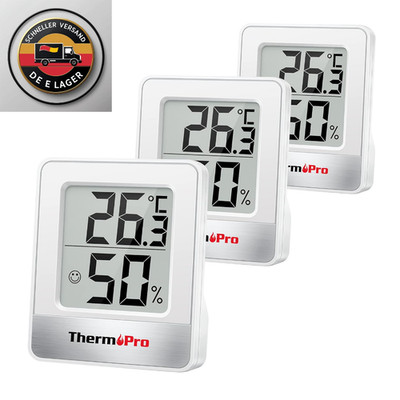 ThermoPro TP49W 3 Digit Thermometer Luftfeuchtigkeit Messgerät