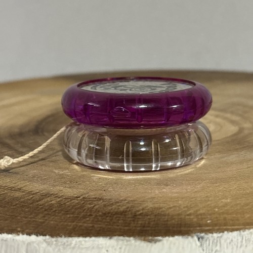 Playmaxx Proyo II YoYo Holographic Glitter VINTAGE Purple And Clear - Picture 3 of 3