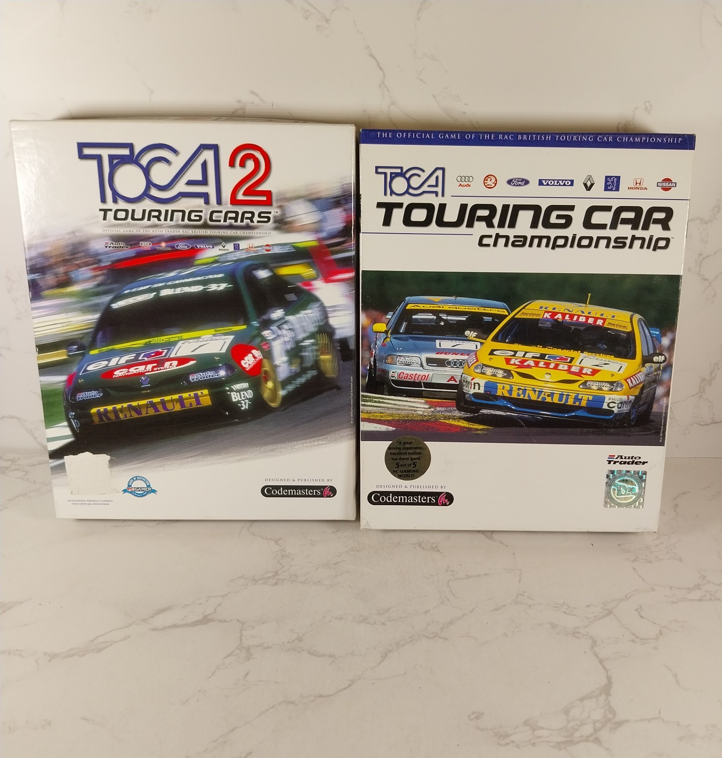 TOCA 2 Touring Cars + Championship - PC CD ROM - Big Box - Complete