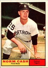 1961 Topps #95 Norm Cash