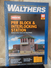 WALTHERS CORNERSTONE PRR BLOCK & BLOCKING STATION ZESTAW - STALÓWKA