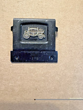 66-67 Gm Seat Belt Push Button W Gold Stagecoach Emblem Cairrage 1966 1967 66-67 Gm Seat Belt Push Button W Gold Stagecoach Emblem Cairrage 1966 1967