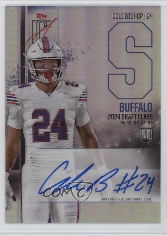 Cole Bishop Topps Signature Class Rookie Class Chrome Autograph Variation #RCVCB Base