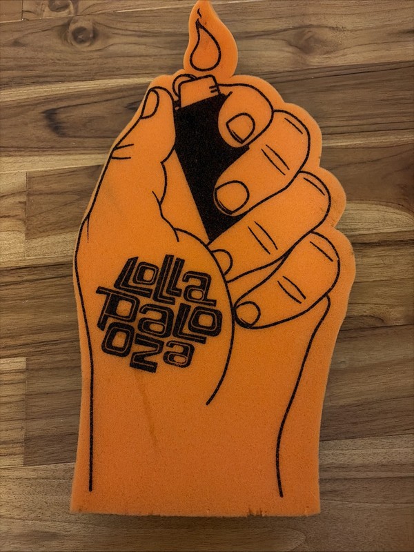 Lollapalooza  Vintage Foam Finger