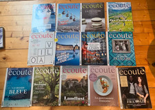 13 Hefte Écoute Sprachmagazin, kompletter Jahrgang 2018