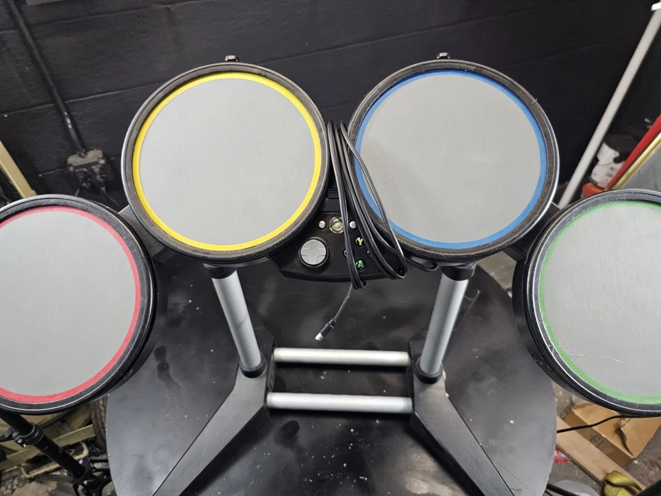 Harmonix Rockband XBOX 360 Wired Drum Set 822149 Drums No Foot Pedal Or USB  - Image 2 of 4