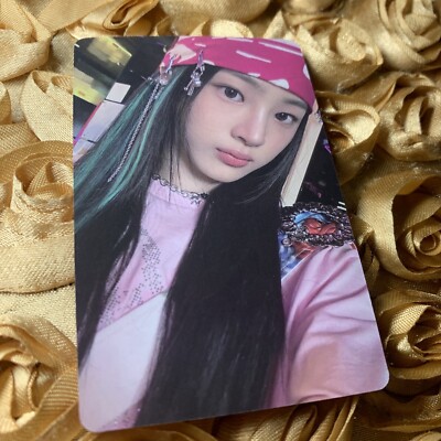 Minji NEWJEANS Girls Bunny Land Celeb Edition Photo Card Kpop Pink