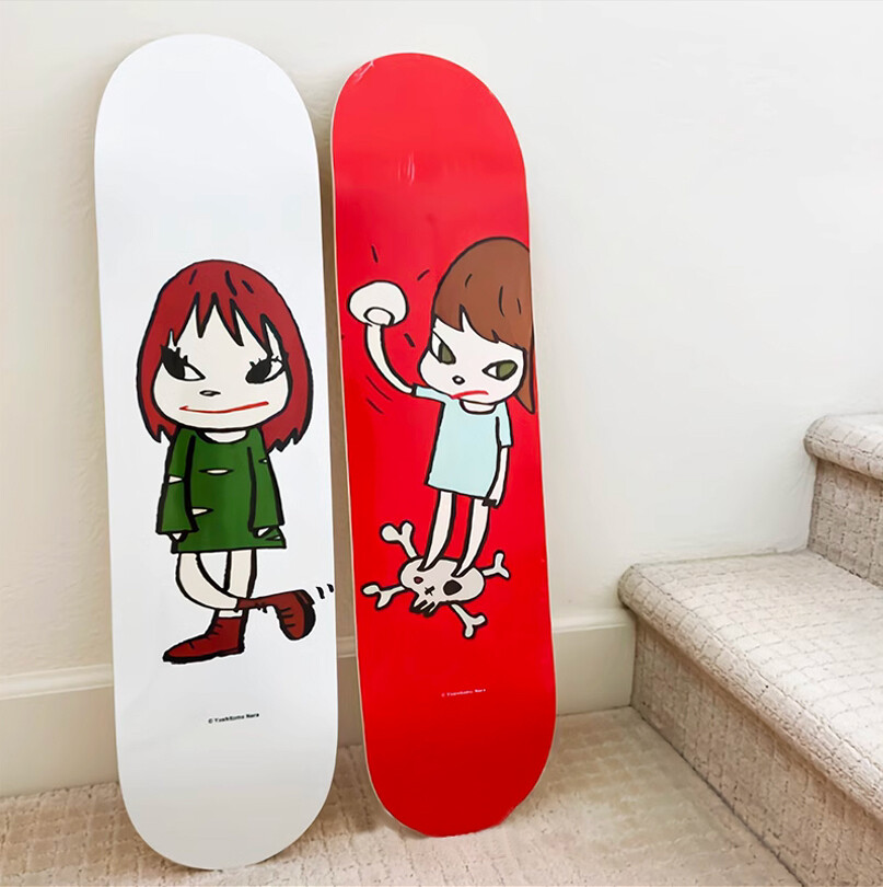 Yoshitomo Nara Skateboard Maple Board Home Wall Decor Yoshitomo Nara Skateboard Maple Board Home Wall Decor