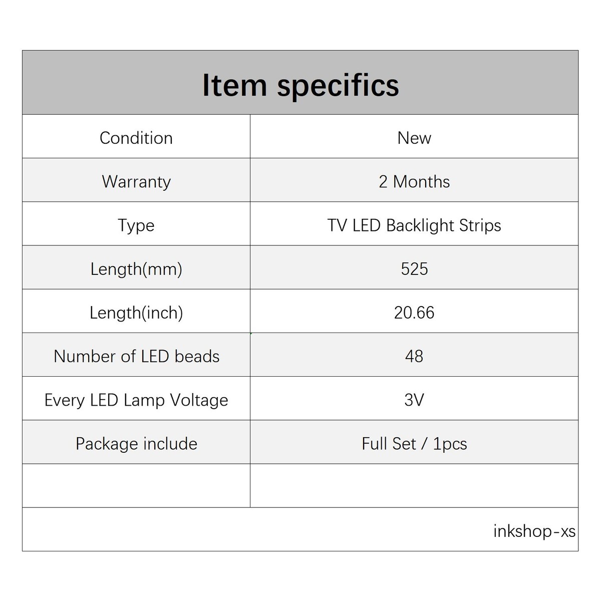 TV LED Backlight Strip For Panasonic TX-L42E6B TX-L42E6E TX