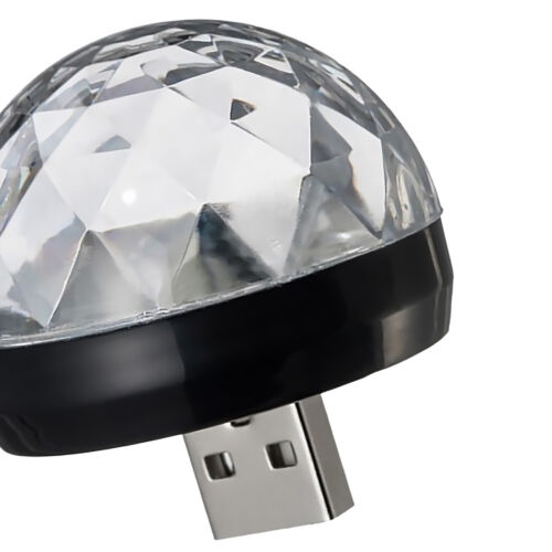 Mini-Disco-Bühnenlicht, klangaktivierte LED-Magic-Disco-Kugel-Lampe für Party-Ba - Bild 2 von 8