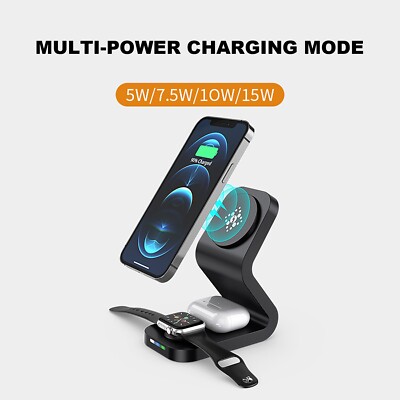 3 IN 1 Magnetic wireless charger for iPhone 14/13/12/11 Pro Max/ Airpods /iWatch
