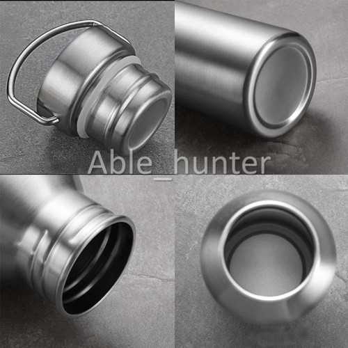 Stainless Steel Bicycle Water Bottle Single Walled Vacuum Insulated Metal Flask- - Picture 7 of 9
