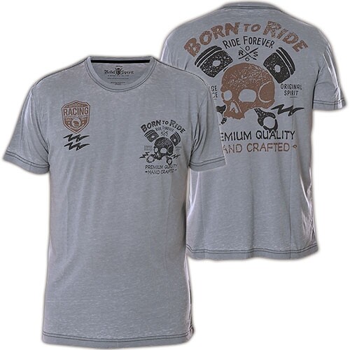 Футболка REBEL SPIRIT RSSK161823 Grau Футболки