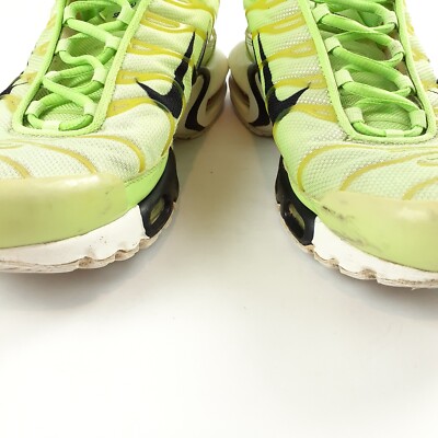 Nike Air Max Plus Premium Overbranding Lime Blast Shoes Mens 10.5 Green Yellow | eBay
