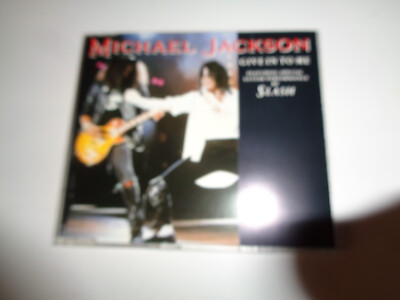 CD Michael Jackson Featuring Special Guitar Perfomance By Slash   Give In To me