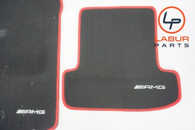Z5104 W204 MERCEDES 10-17 C E CLASS COUPE AMG FLOOR CARPET MAT SET 