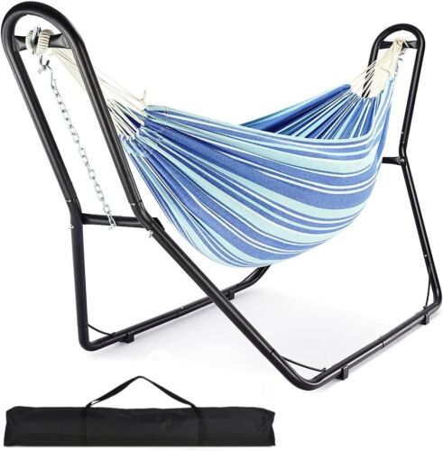 Zupapa 550lbs Portable Patio Hammock with Stand Heavy Duty Steel Hammock Frame