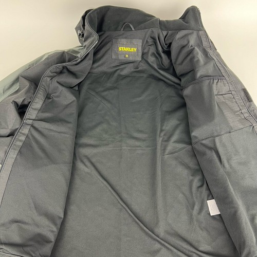 Abrigo de trabajo impermeable STANLEY Ripstop 2 XL chaqueta con capucha negro/gris ribete - Imagen 7 de 10