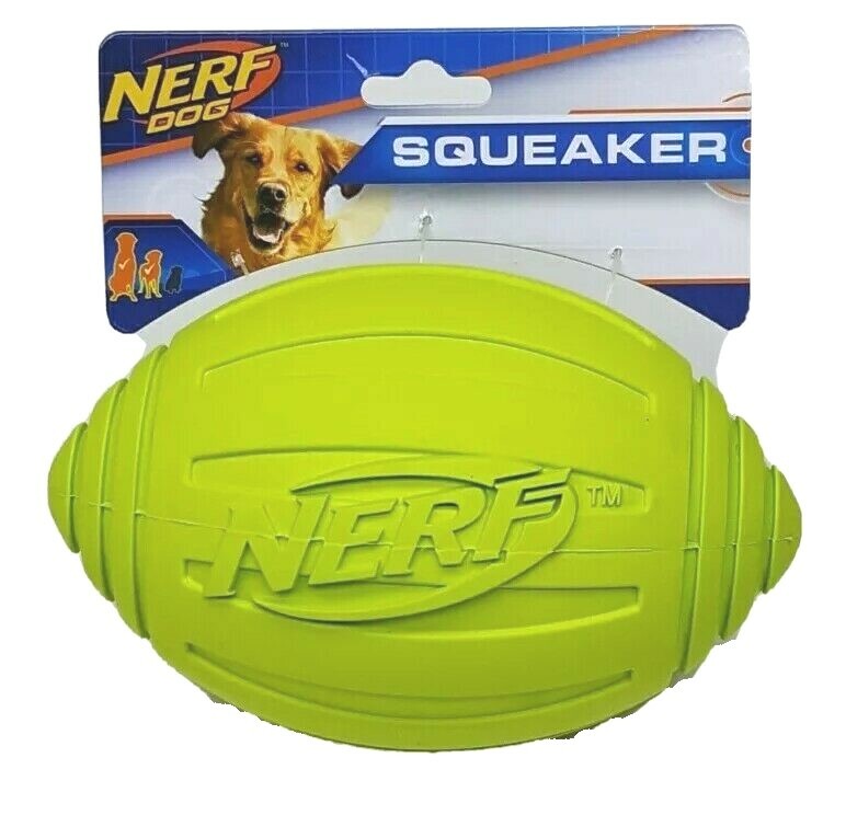 nerf dog football