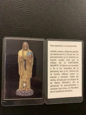 Santa Muerte - Oracion - Dominar Persona- Holy Death - Prayer Card - Laminated