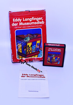 Atari 2600 Eddy Langfinger der Museumsdieb + OVP - Rare Vintage Game - Gebraucht